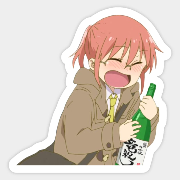 Kobayashi Drunk Sticker by KokoroPopShop